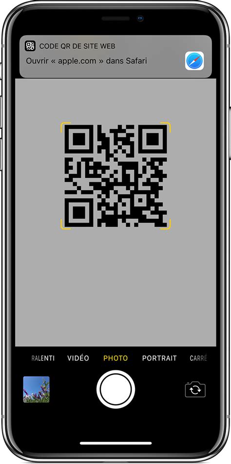 Scanner Un Code Qr Avec Votre Iphone Ipad Ou Ipod Touch Assistance Apple