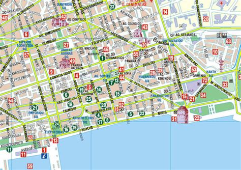 Thessaloniki Map - Greece