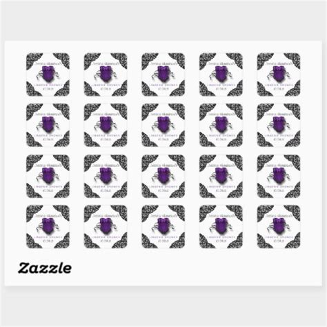 Purple Corset Black Lace Lingerie Shower Sticker Zazzle