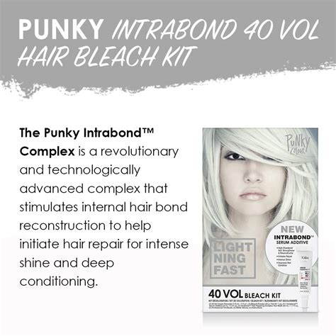 Buy Punky Intrabond™ 40 Vol Bleach Kit Fast Bleaching Action For Brighter Hair Online At Lowest