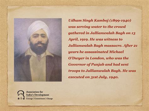 Shaheed I Azam Sardar Udham Singh AID