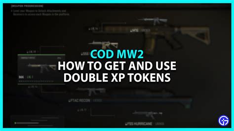 How To Get Double Weapon Xp Tokens In Modern Warfare