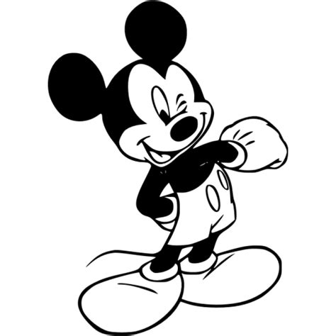 Detail Mickey Mouse Black And White Png Koleksi Nomer 43