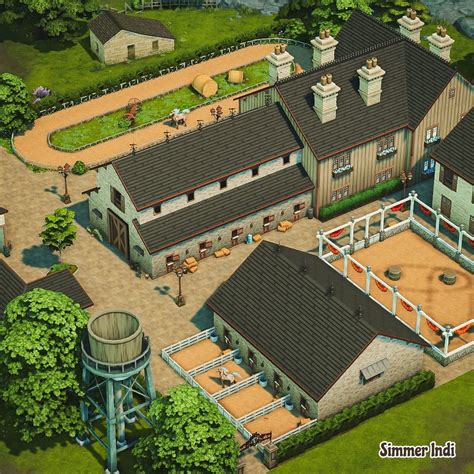 The Sims 4 Pc Sims Four Sims Cc Sims 4 House Plans Ranch House