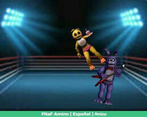 Bonnie Vs Toy Chica Fnaf Championsssescribo El Titulo Como Seme Da