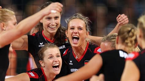 Gegen Kroatien Deutsche Volleyballerinnen Stehen Im EM Halbfinale WELT