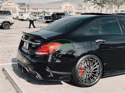 Mercedes W205 C63 C63S DTM Carbon Fiber Diffuser