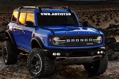 A Handful of Renderings Imagines the 2022 Ford Bronco Raptor in ...