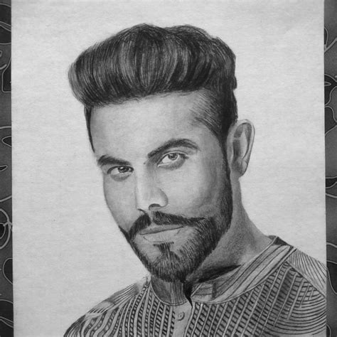 Ravindra Jadeja Sketch