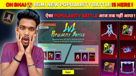 BGMI NEW POPULARITY BATTLE EVENT EXPLAINED POPULARITY BATTLE