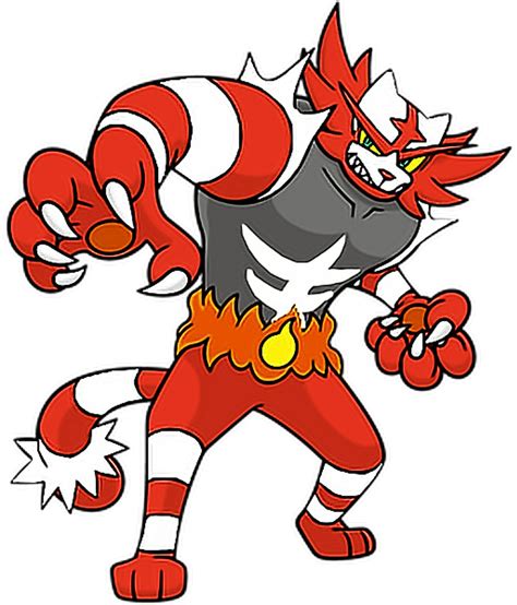 Download Transparent Pokemon Sticker Incineroar Pokedex Pngkit