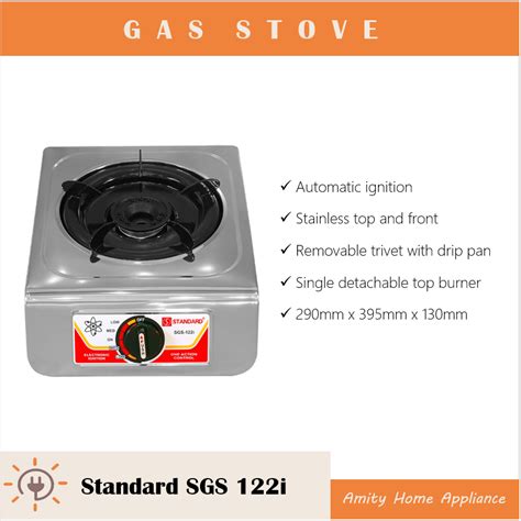 Standard Gas Stove Single Burner SGS 122i Lazada PH