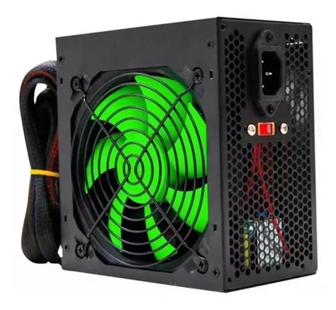 Gabinete De Fuente De Alimentación Bivolt Atx De 500 W Para Computadora