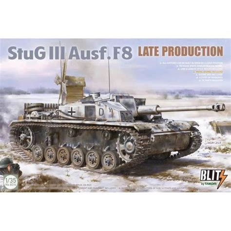 TAKOM Maquette Char Stug Iii Ausf F8 Late Production Takom 8014 1