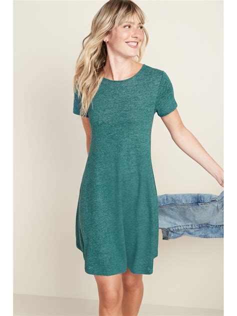 Linen Blend Jersey Swing Dress Old Navy Jersey Swing Dress Swing