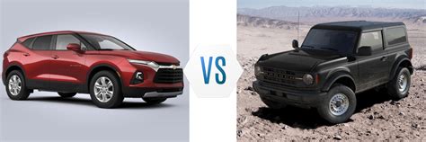 2021 Chevy Blazer vs Ford Bronco | Burlington Chevrolet