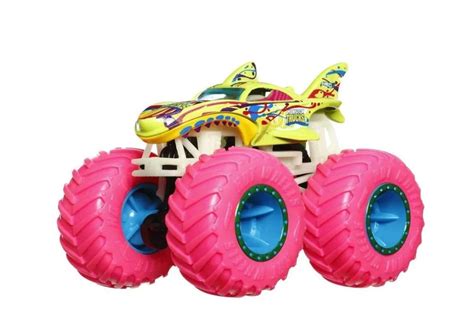 Монстр трак Хот вилс светящийся в темноте машинка для мальчиков Mattel машина Hot Wheels