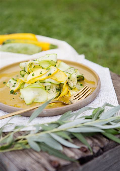 Salade De Courgettes Trois Fois Par Jour