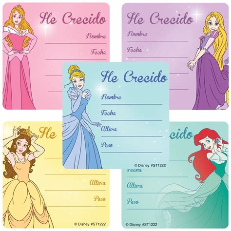 Disney Princess Spanish Patient Stickers Stickers From Smilemakers