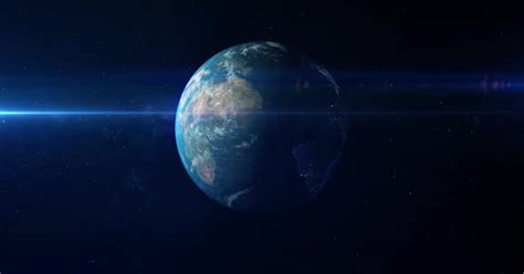 Earth from space. Rotating planet earth. Blue planet., Motion Graphics ...