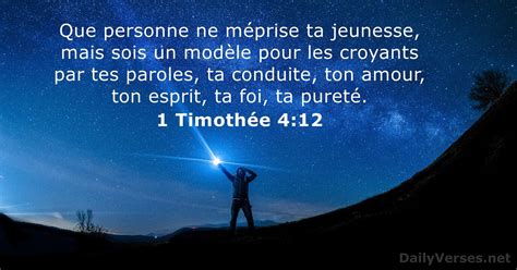 Avril Verset Biblique Du Jour Timoth E Dailyverses Net