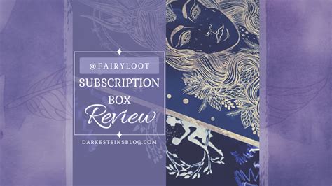 Darkest Sins Fairyloot November Unboxing Royals Rogues