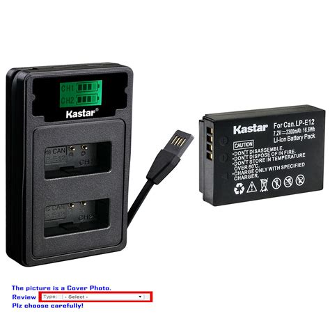 Kastar Battery Lzd Usb Charger For Canon Oem Lp E Original Canon Lc