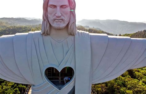 A Small Brazilian Town Has Built A 143 Foot Statue Of JesusEven Taller