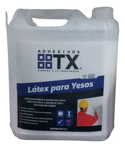 Latex Para Yeso Puente Adherente Sectorhidraulicocl Cuotas Sin Inter S