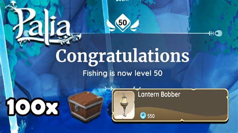 Palia Reach Fishing Lv50 100x Waterlogged Chest Opening Latern