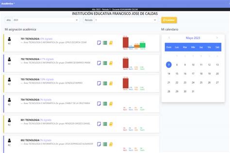 Sismac plataforma educativa Sistema de matricula y calificación