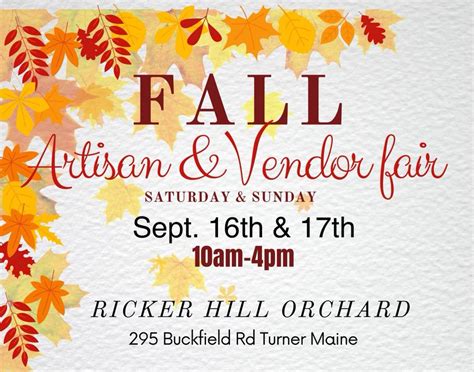 Events Ricker Hill Orchards
