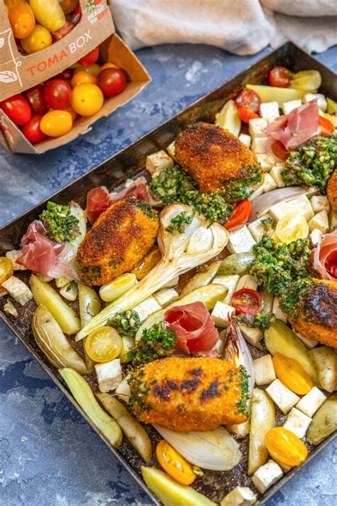 Traybake Met Boomstammetjes En Kruidenpesto Recepten Njam Recept