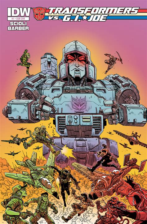 Transformers Vs G I Joe Art