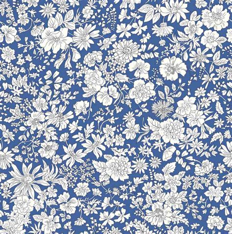 Liberty Emily Belle Cobalt Quilting Cotton