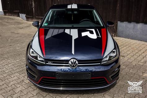 Vw Golf Vii R Line Mit Mtchbx Designs Folierung By Schwabenfolia