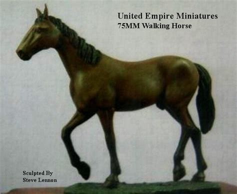 75mm Bare Horse Sl02 United Empire Miniatures