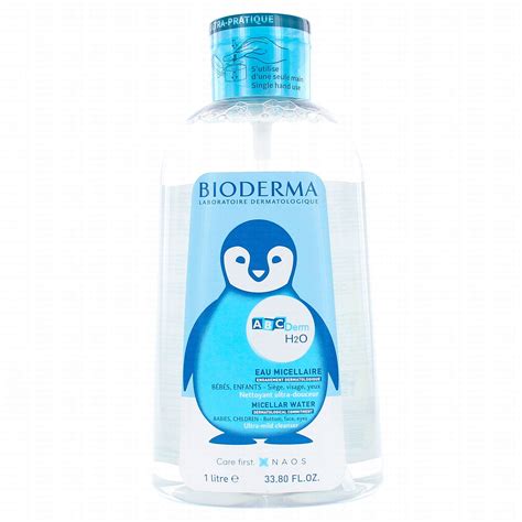 BIODERMA ABCderm H2O Solution Micellaire Flacon Pompe 1l