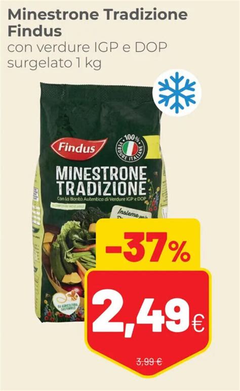 Findus Minestrone Tradizione Con Verdure Igp E Dop Surgelato Kg