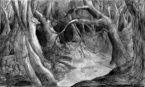 scary forests by Zaxwing on DeviantArt