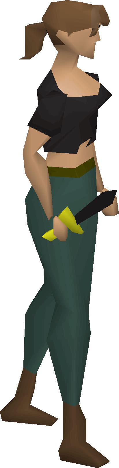 File Black Dagger Equipped Female Png Osrs Wiki