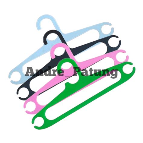 Jual Hanger Plastik Inch Dewasa Gantungan Baju Laundry Elastik Cm