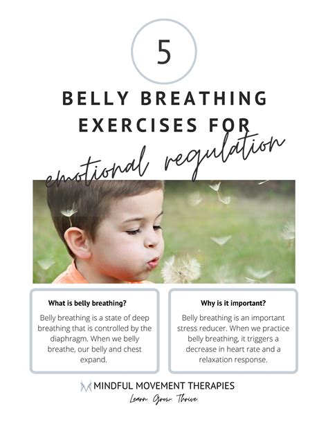 5 Belly Breathing Exercises for Emotional Regulation - Change for Life