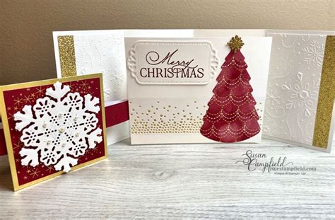 Horizontal Pop Out Bendy Card Beautiful Suestampfield Christmas