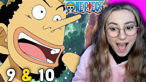 USOPP First Time Watching One Piece Anime One Piece Ep 9 10