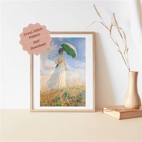 Monet Cross Stitch Etsy