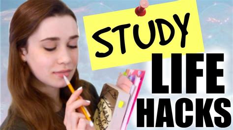 5 ULTIMATE STUDY LIFE HACKS YOU NEED TO KNOW Jessica Hickey YouTube