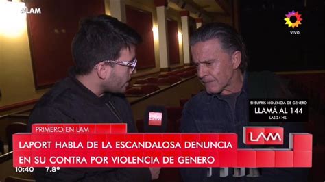 Osvaldo Laport habló sobre la denuncia por violencia de género en su contra