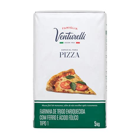 Farinha De Trigo Pizza Venturelli 5kg MegaG Alimentos