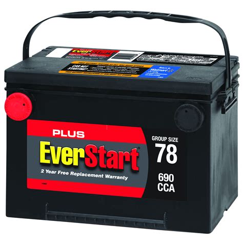 Everstart Plus Lead Acid Automotive Battery Group 78